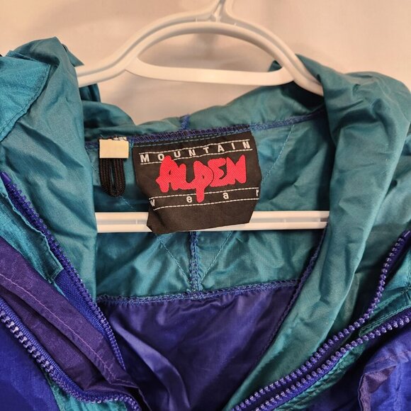 Vintage 90s Alpen Mountain Wear Jacket / Shell Layer Size XL - Picture 6 of 14